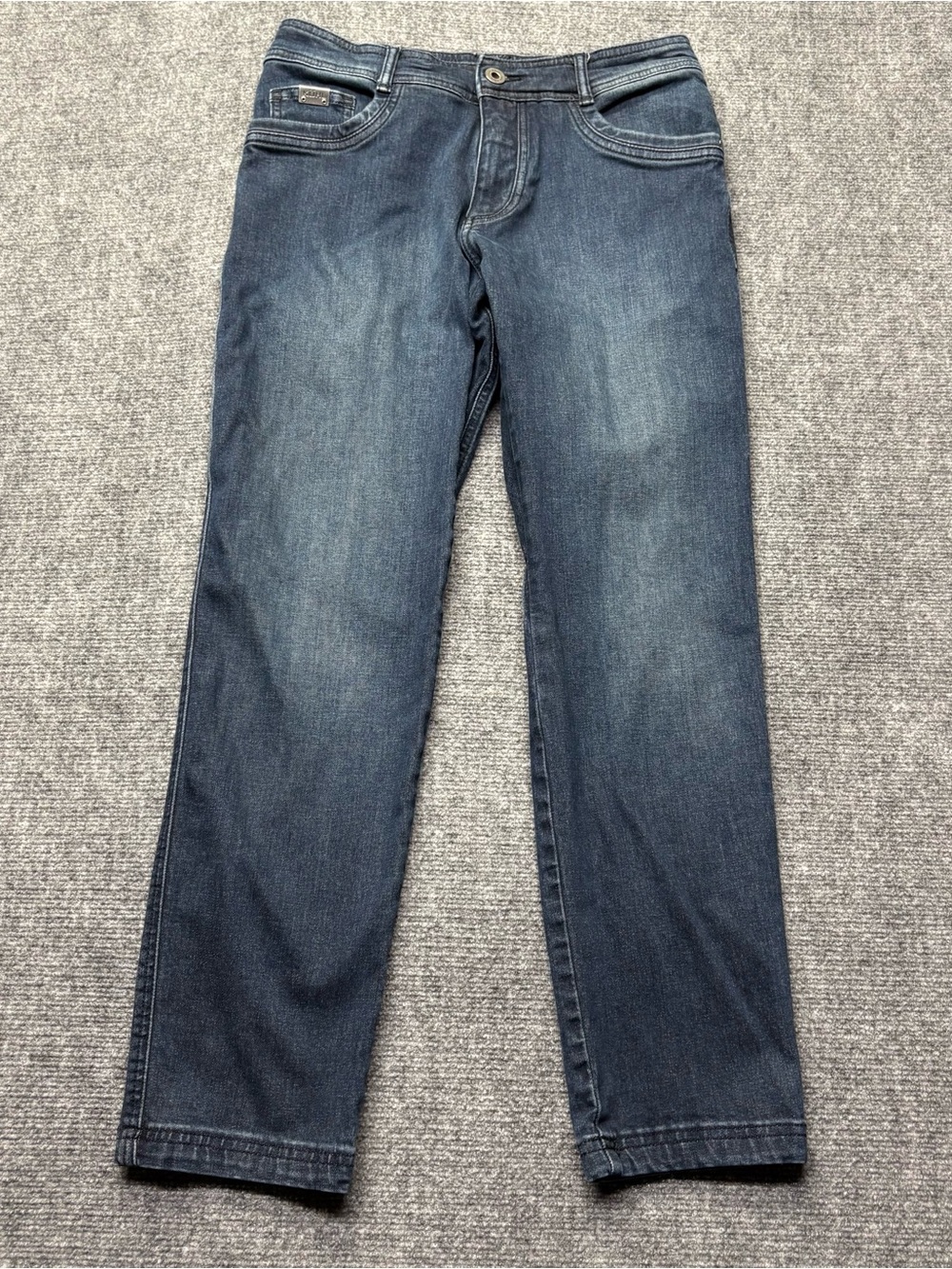 Kuhl Denim Tapered Fit Jeans Mens 32x30 Blue Indigo Articulated Stretch 5201